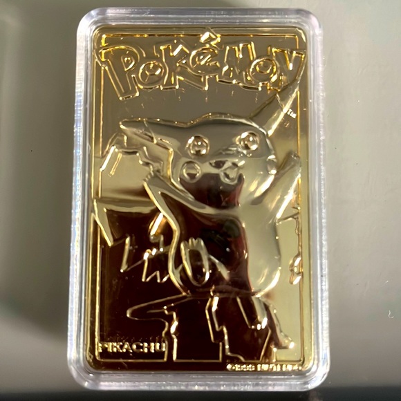 Nintendo | Toys | 999 23k Gold Pikachu Pokemon Card Burger King Rare |  Poshmark